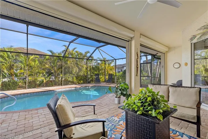 Captivating pool view
