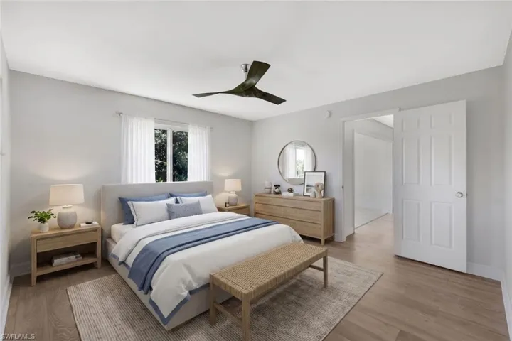 2nd Bedroom digitally staged to show the possibilities