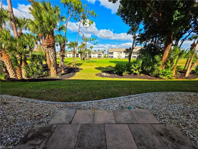 View of green lawn
