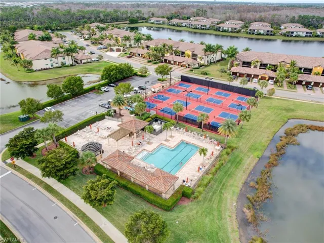 Aerial View - Trevi Satellite Pool & Pickleball Courts for Trevi