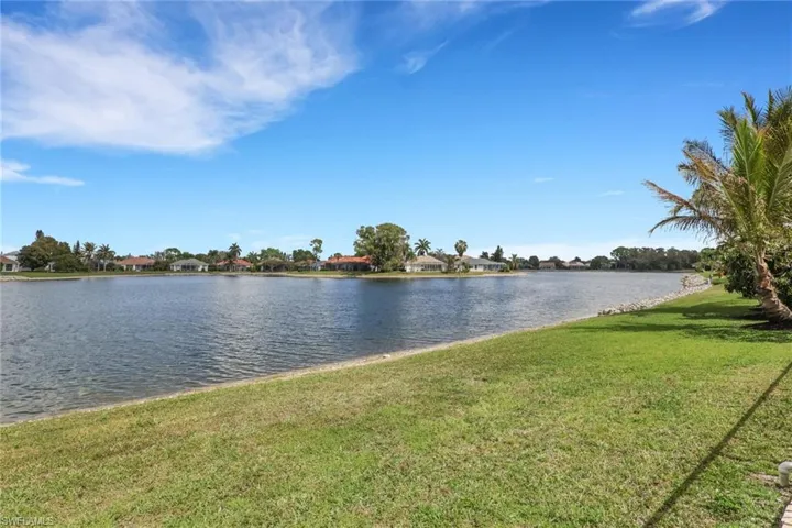Fabulous lake views from living room, kitchen