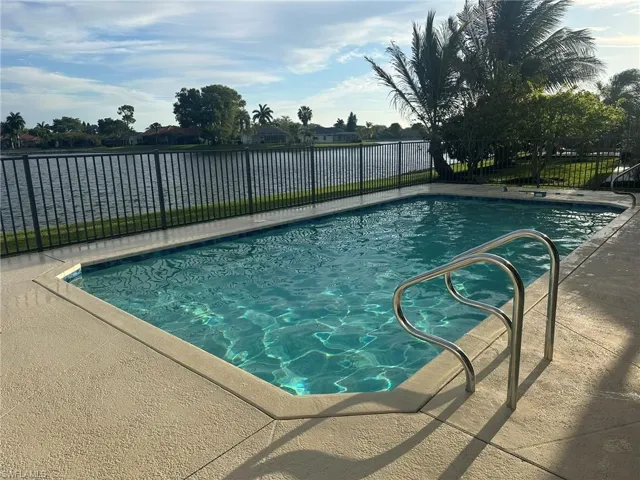 Pool & lake views from home