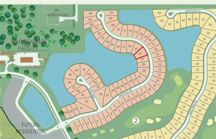 Map showing the location of lot 26