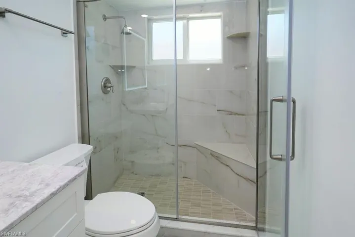 Masterl all-new bathroom.