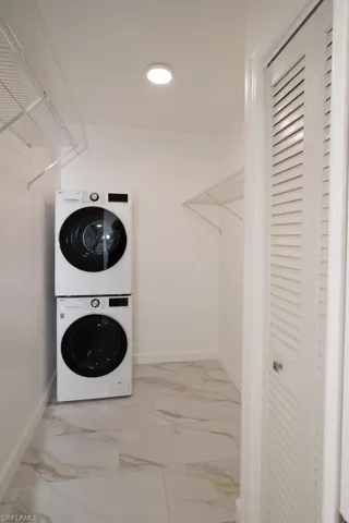 In-unit new LG washer and dryer,