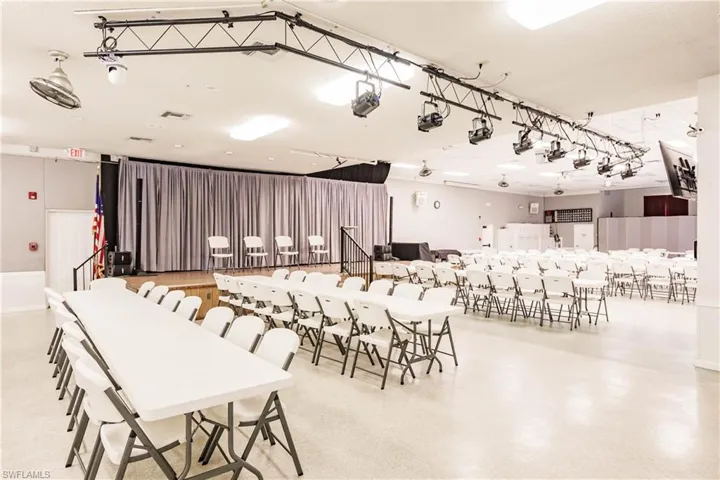 View of dining space