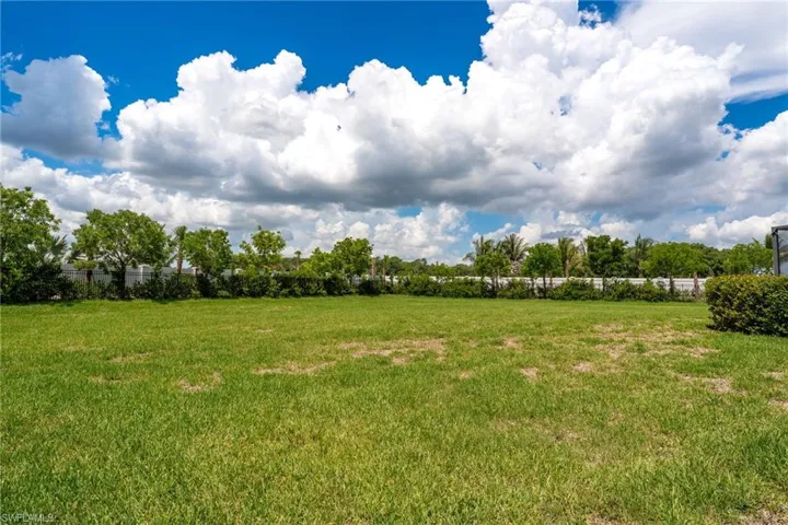 Huge backyard