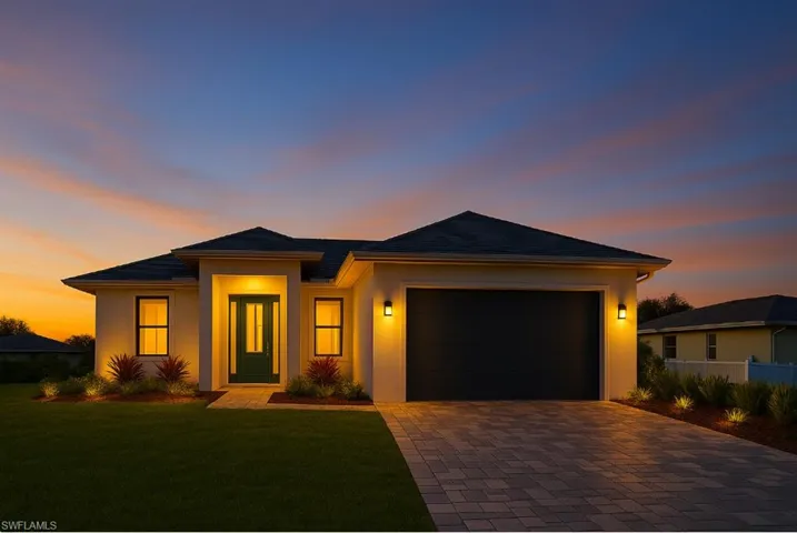 rendering of finished houses