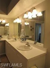 Bathroom with double vanity