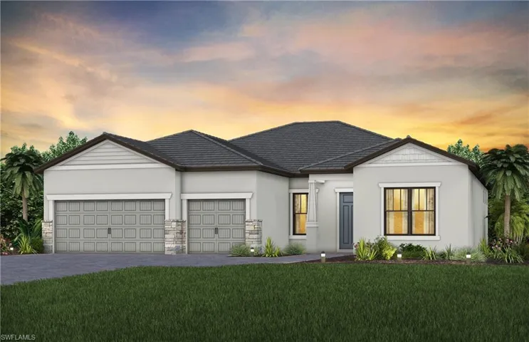 Stellar C1 Rendering Elevation with Stone