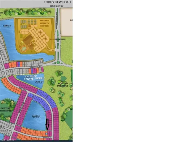 Site map - Lot 613 - Northern facing lanai on the water