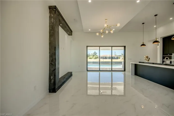 View of unfurnished living room