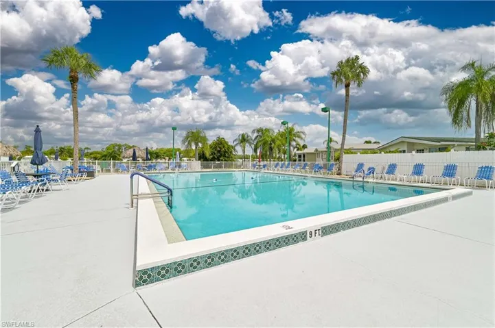 View of pool