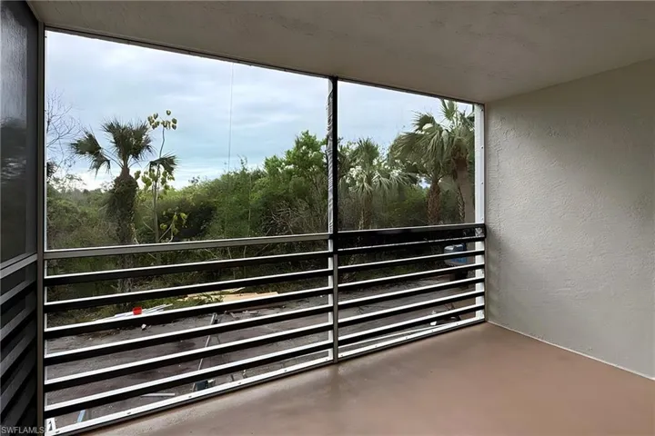 Balcony with a sunroom