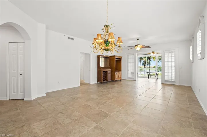 The open concept has a living/dining area. Perfect for entertaining!