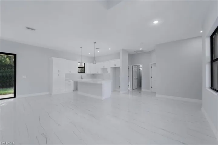 View of unfurnished living room