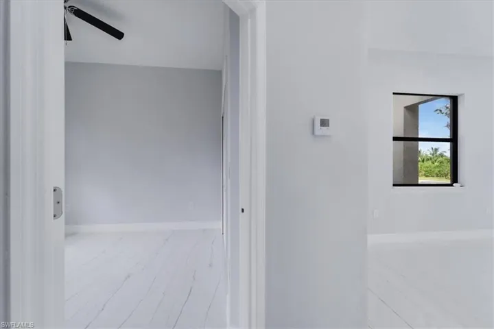 Bathroom with ceiling fan