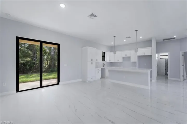 View of unfurnished living room