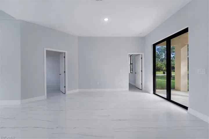 View of spare room