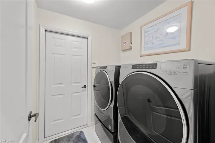 Laundry and garage access