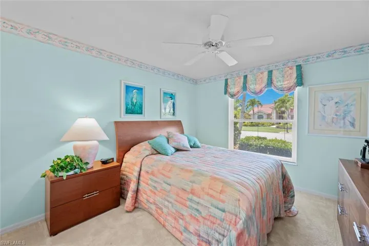 Roomy guest bedroom