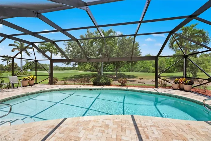 Screened pool with panoramic view