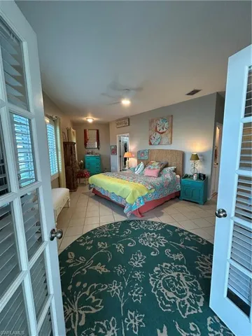 Master bedroom with water views to wake up to each day