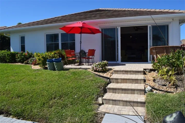 Home comes with outdoor patio furniture