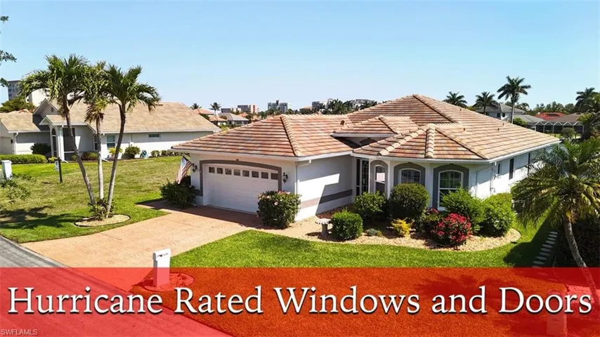 Whole house offering Hurricane windows and doors as well as Electic Shutters  for extra protection from the weather.