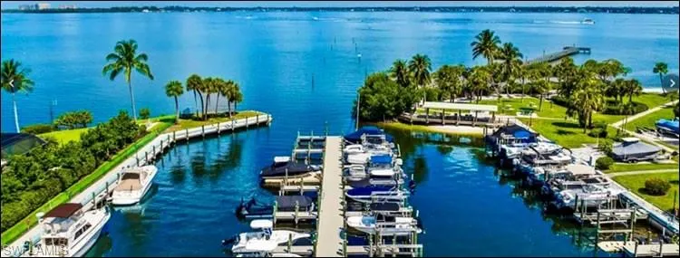 Boat Marina into the River than Gulf