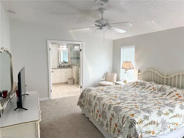 Master bedroom with entrance to master bath