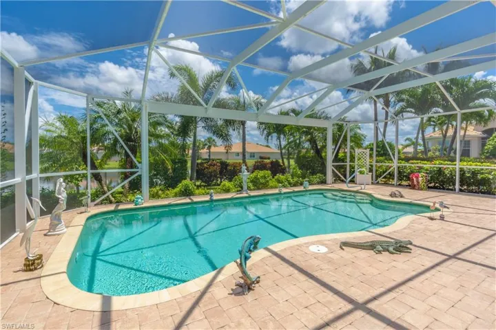 View of pool featuring a lanai and a patio area