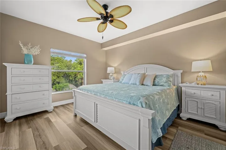 Master bedroom & sunny views