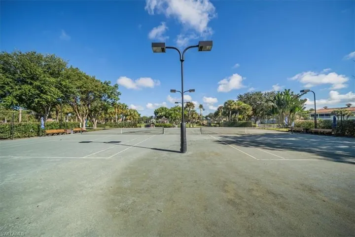 tennis courts