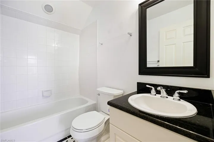 Full guest bathroom on second floor.