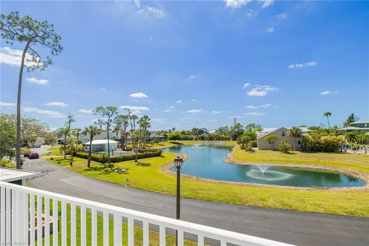 View from private balcony.