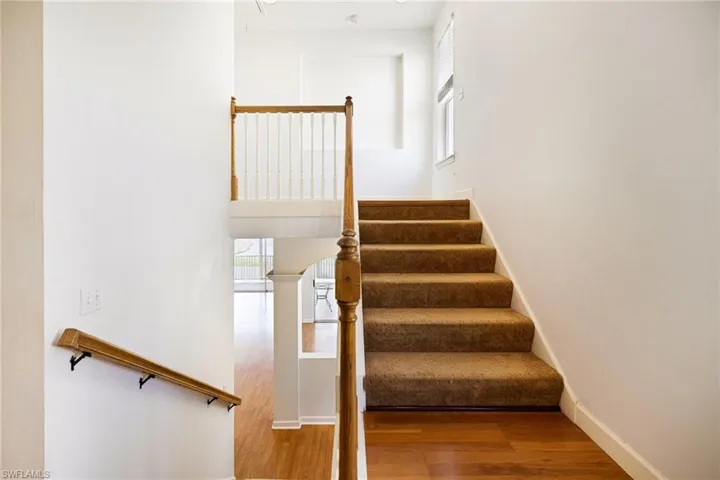 Stairway to third floor