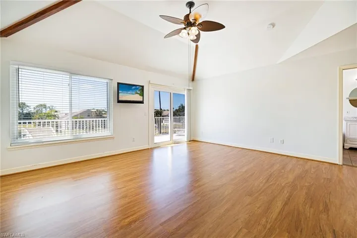 Spacious master bedroom