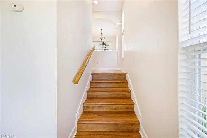 Stairs to main living area.