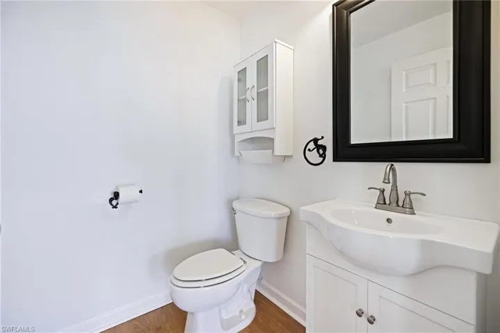Powder Room off main living area.