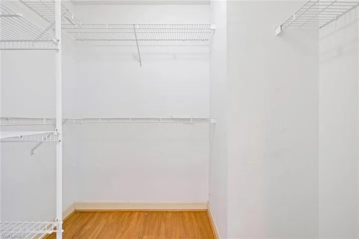 Master walk in closet