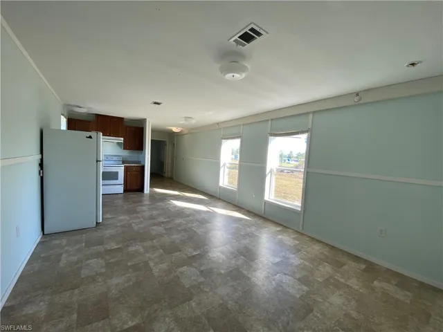 View of unfurnished living room