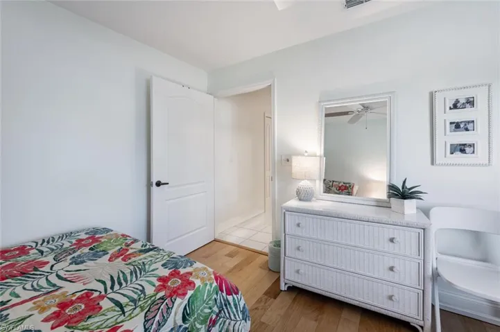 Bedroom featuring wood finished floors