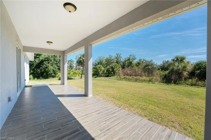 Deck with a yard