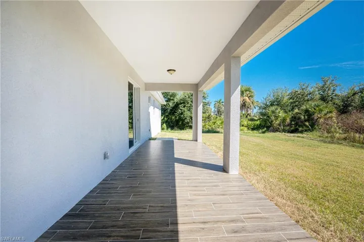 View of patio