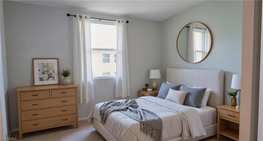View of bedroom. virtual staggered