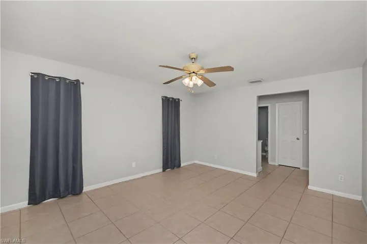 Primary Bedroom with Split Bedroom Floorplan