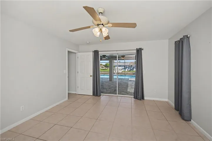 Large Primary Bedroom with Slider to Lanai