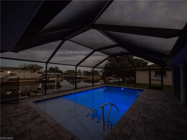 Pick your color to light up the pool at night!
