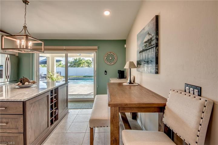 Dining room is directly off the kitchen.